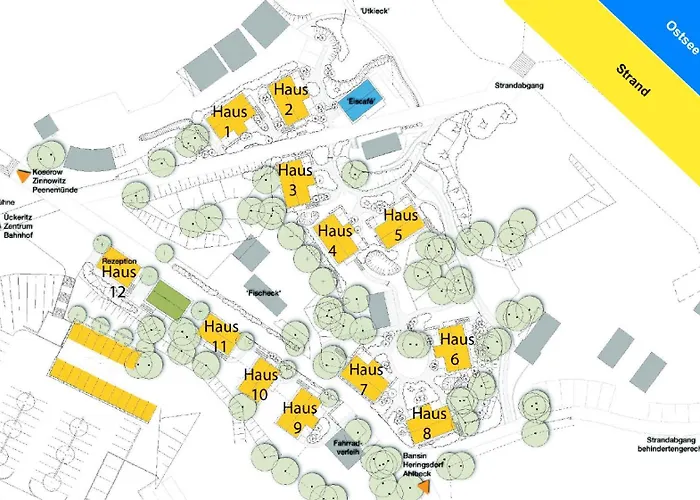 Dünenhäuser Unserusedomde Ca40qm Direkt Am 4i1 Ückeritz
